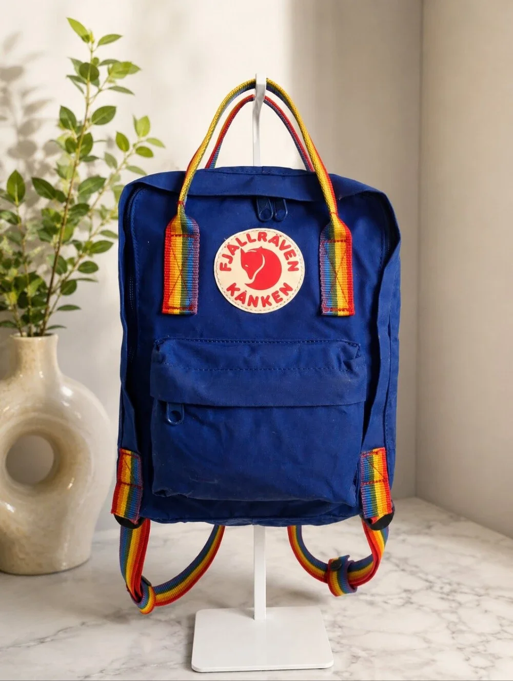 Fjällräven Kånken Rainbow Mini Cobalt Blue Backpack Pride Special Edition